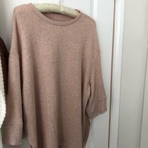 Pink oversized sweater